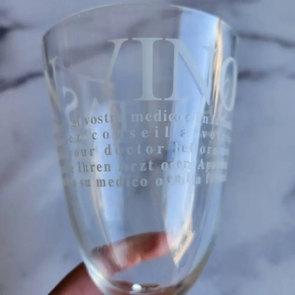 Foreign wine glass Voi Ker Albus Ritzenhoff clear doctor pharmacy